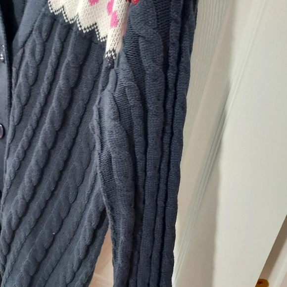 NWOT Lane Bryant Classic Button-Front Cable & Jacquard Cardigan - Picture 9 of 13